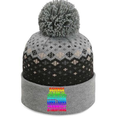 Science Is Real Black Lives Matter No Human Is Illegal Love Is Love Womens Righ The Baniff Cuffed Pom Beanie