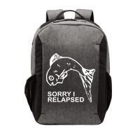 Sorry I Relapsed Funny Fish Fishing Vector Backpack