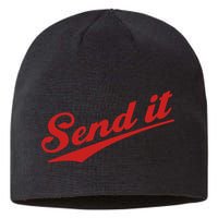Sent It Red Logo Sustainable Beanie