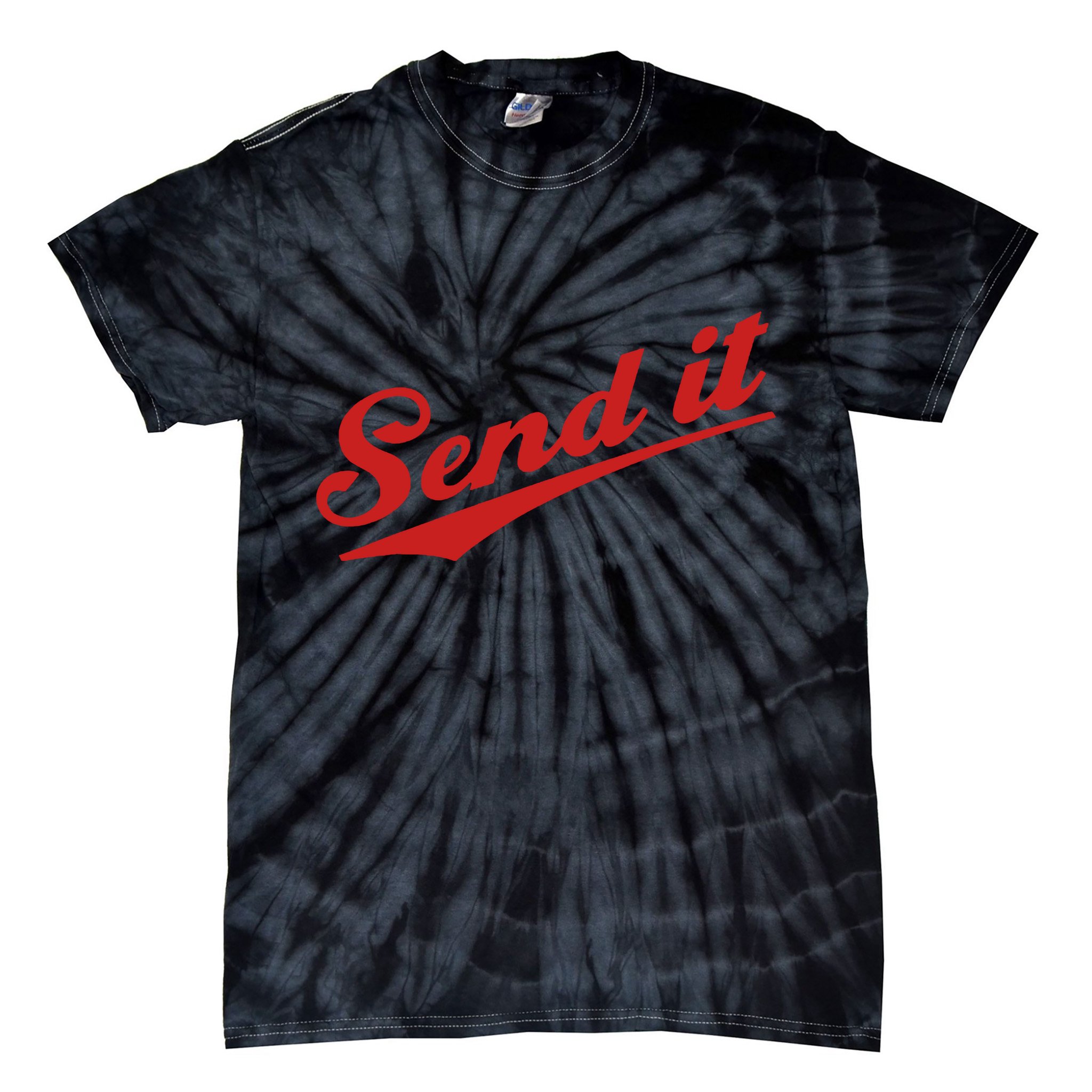 Sent It Red Logo Tie-Dye T-Shirt