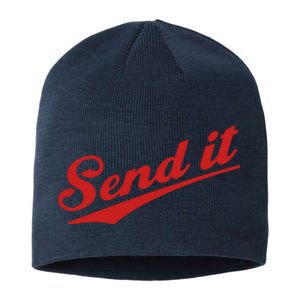 Sent It Red Logo Sustainable Beanie