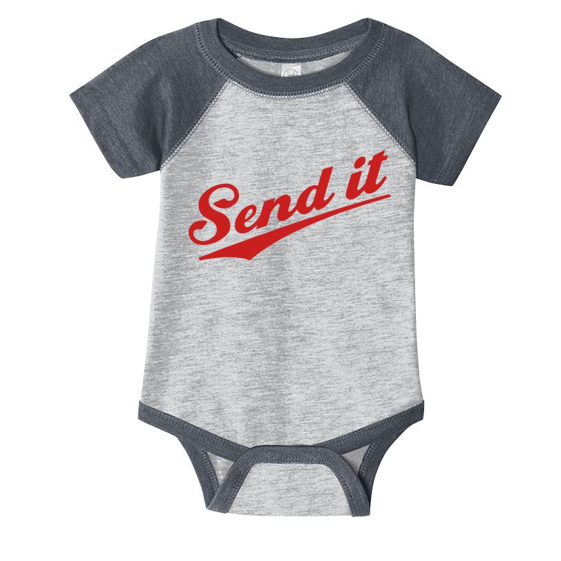 Sent It Red Logo Infant Baby Jersey Bodysuit