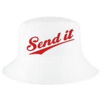 Sent It Red Logo Cool Comfort Performance Bucket Hat