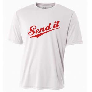 Sent It Red Logo Cooling Performance Crew T-Shirt