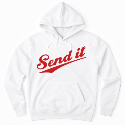 Sent It Red Logo Hoodie