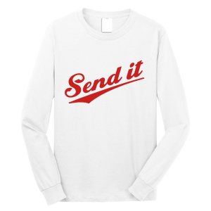 Sent It Red Logo Long Sleeve Shirt