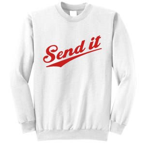 Sent It Red Logo Sweatshirt