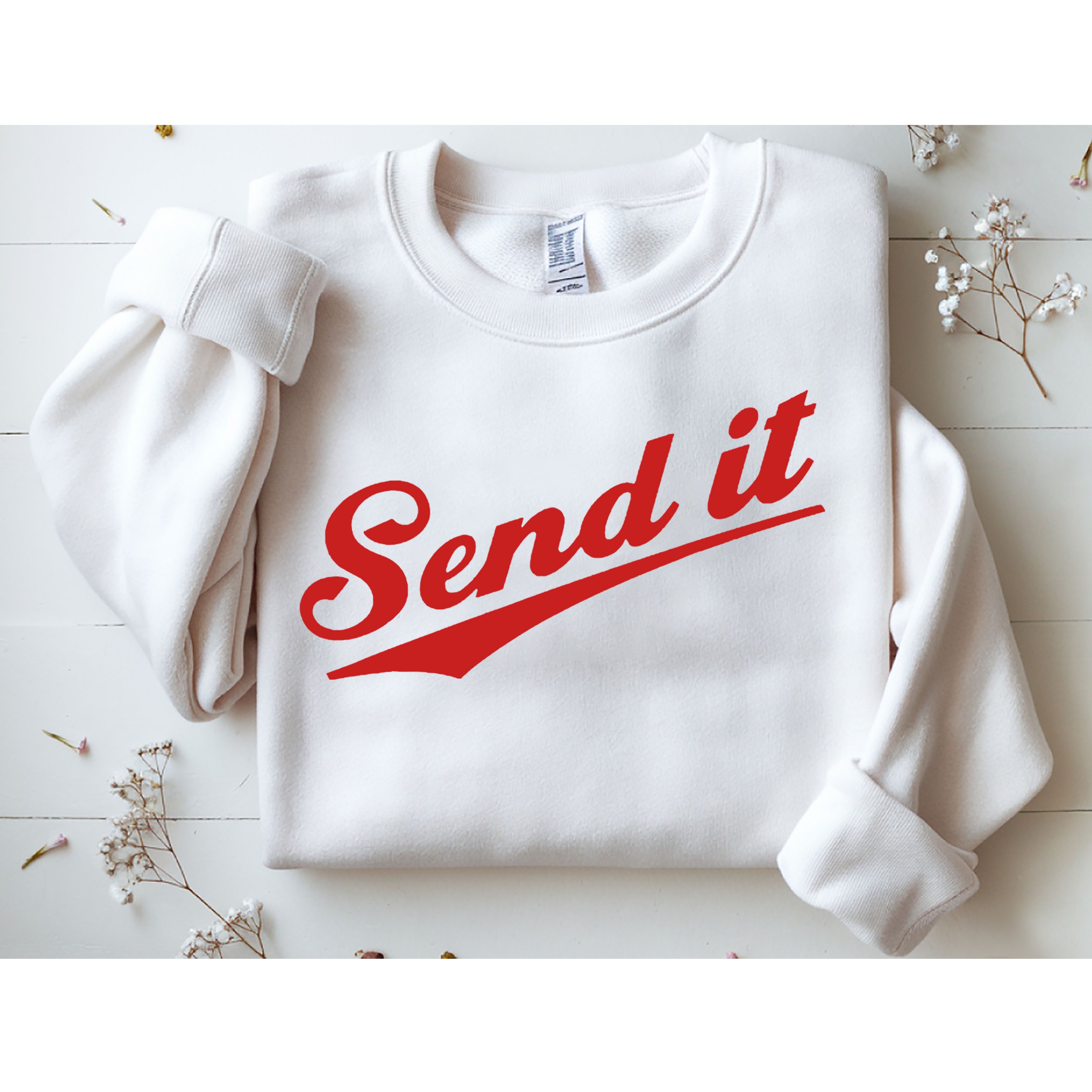 Sent It Red Logo Sweatshirt