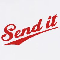 Sent It Red Logo Button