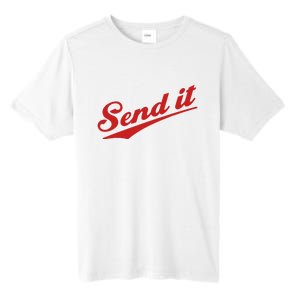 Sent It Red Logo Tall Fusion ChromaSoft Performance T-Shirt