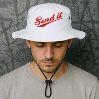 Sent It Red Logo Bucket Hat