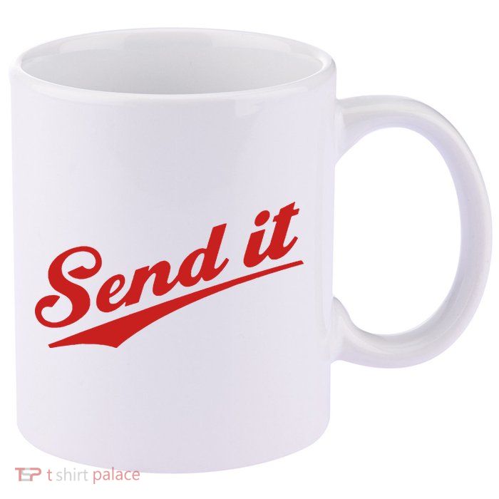 Sent It Red Logo 11oz C Handle Ceramic Mug