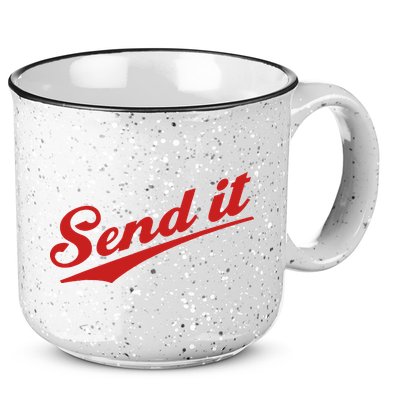 Sent It Red Logo 15oz Campfire Ceramic Mug