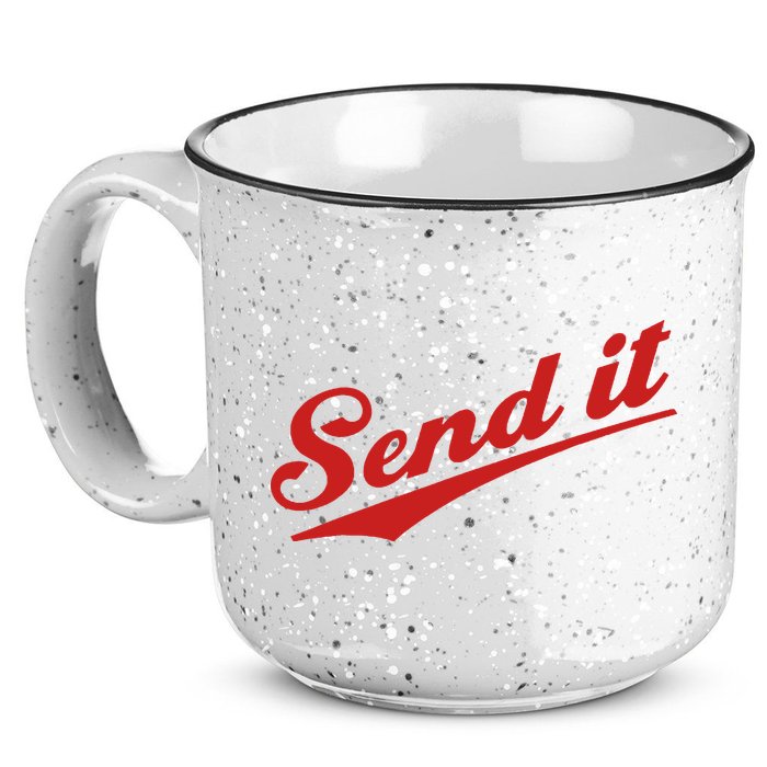 Sent It Red Logo 15oz Campfire Ceramic Mug