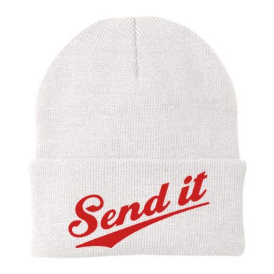 Sent It Red Logo Beanie
