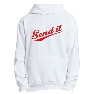 Sent It Red Logo Urban Pullover Hoodie