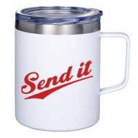 Sent It Red Logo 12oz Stainless Steel Coffee Mug
