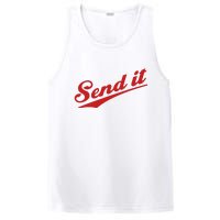 Sent It Red Logo PosiCharge Competitor Tank