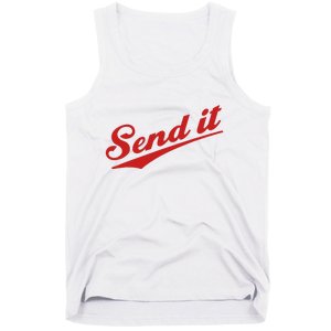 Sent It Red Logo Tank Top