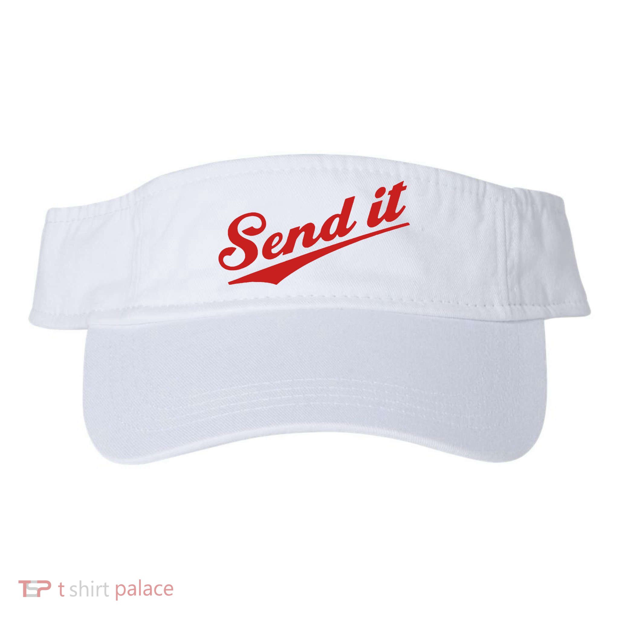 Sent It Red Logo Visor
