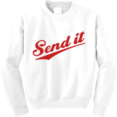 Sent It Red Logo Kids Sweatshirt