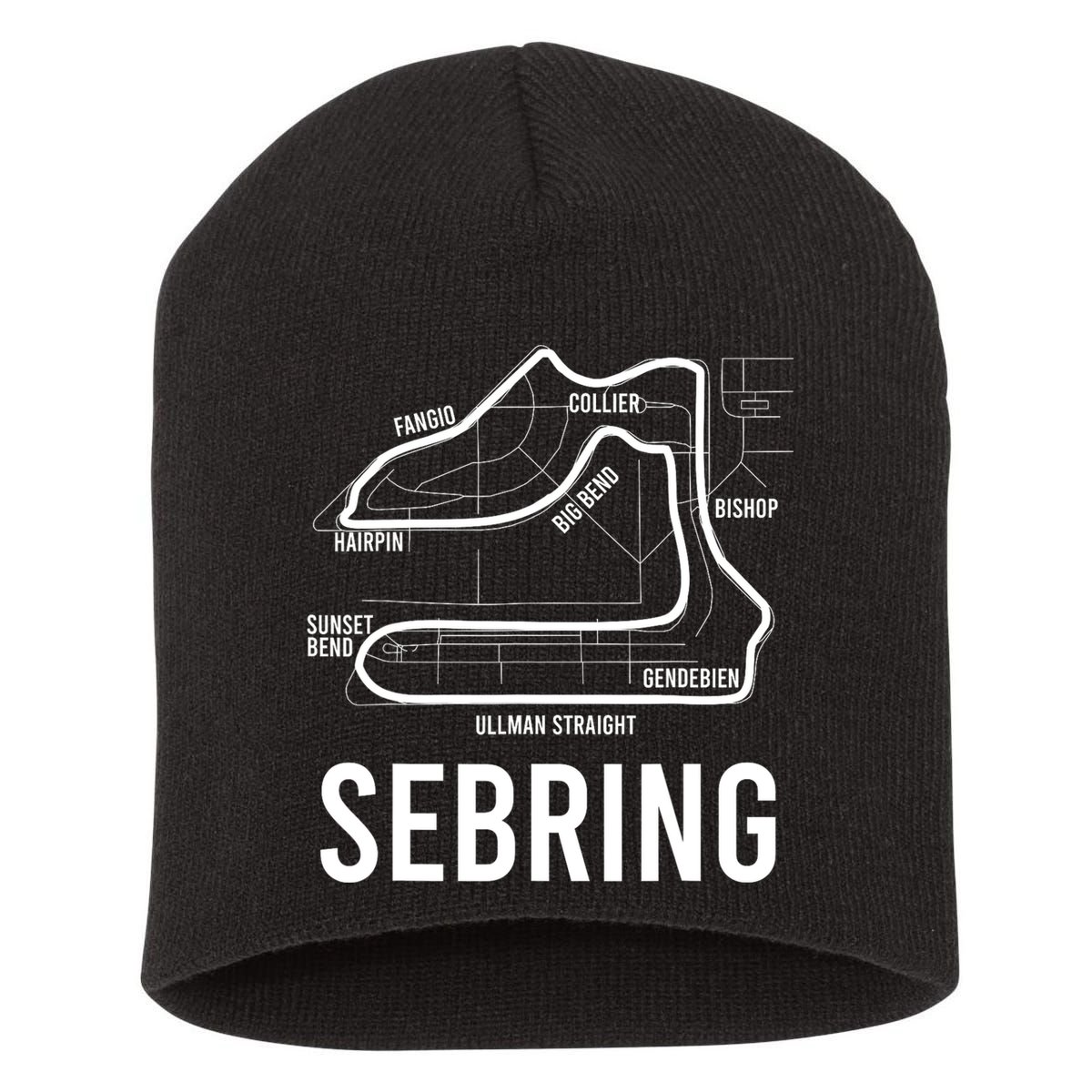 Sebring International Raceway Motorsport Vintage Short Acrylic Beanie