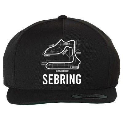 Sebring International Raceway Motorsport Vintage Wool Snapback Cap