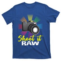 Shoot It Raw Photographer Joke Camera Photographing Funny Gift T-Shirt