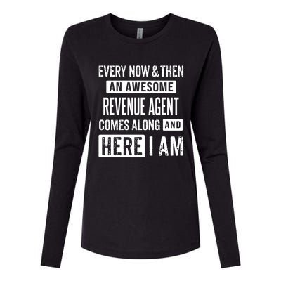 Sarcastic Internal Revenue Agent Funny Saying Gift Womens Cotton Relaxed Long Sleeve T-Shirt