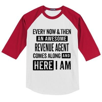 Sarcastic Internal Revenue Agent Funny Saying Gift Kids Colorblock Raglan Jersey