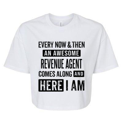 Sarcastic Internal Revenue Agent Funny Saying Gift Bella+Canvas Jersey Crop Tee