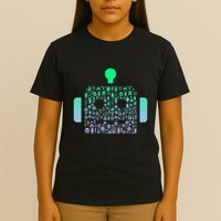 Silhouette Icon Robot Robot T-Shirt