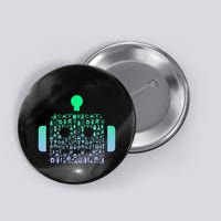 Silhouette Icon Robot Robot Button
