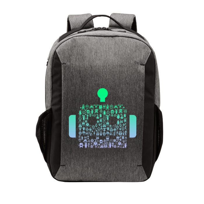 Silhouette Icon Robot Robot Vector Backpack