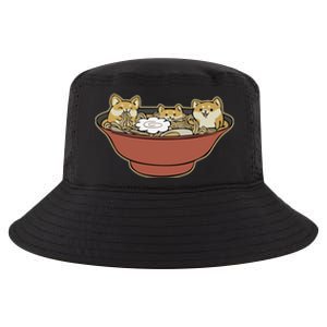 Shiba Inu Ramen Bowl Cute Japanese Kawaii Dog Ramen Lovers Cool Comfort Performance Bucket Hat