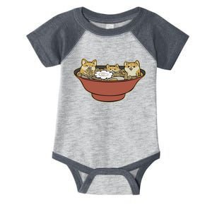 Shiba Inu Ramen Bowl Cute Japanese Kawaii Dog Ramen Lovers Infant Baby Jersey Bodysuit