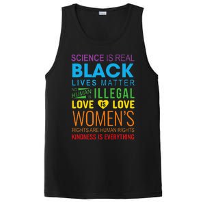 Science Is Real Black Lives Matter Love Is Love Lgbtq Ally PosiCharge Competitor Tank