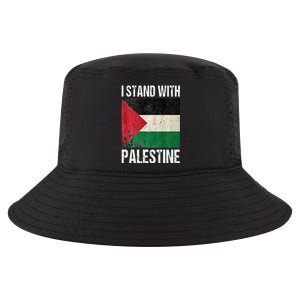 support i stand with palestine free palestine flag arabic Cool Comfort Performance Bucket Hat