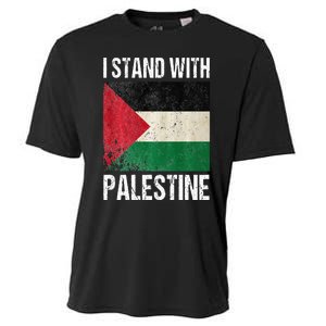 support i stand with palestine free palestine flag arabic Cooling Performance Crew T-Shirt