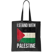 support i stand with palestine free palestine flag arabic Tote Bag