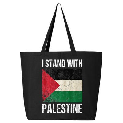 support i stand with palestine free palestine flag arabic 25L Jumbo Tote