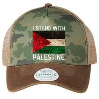 Support I Stand With Palestine Free Palestine Flag Arabic Legacy Tie Dye Trucker Hat