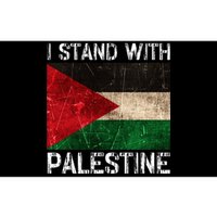 Support I Stand With Palestine Free Palestine Flag Arabic Bumper Sticker