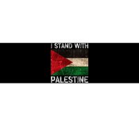 Support I Stand With Palestine Free Palestine Flag Arabic Bumper Sticker