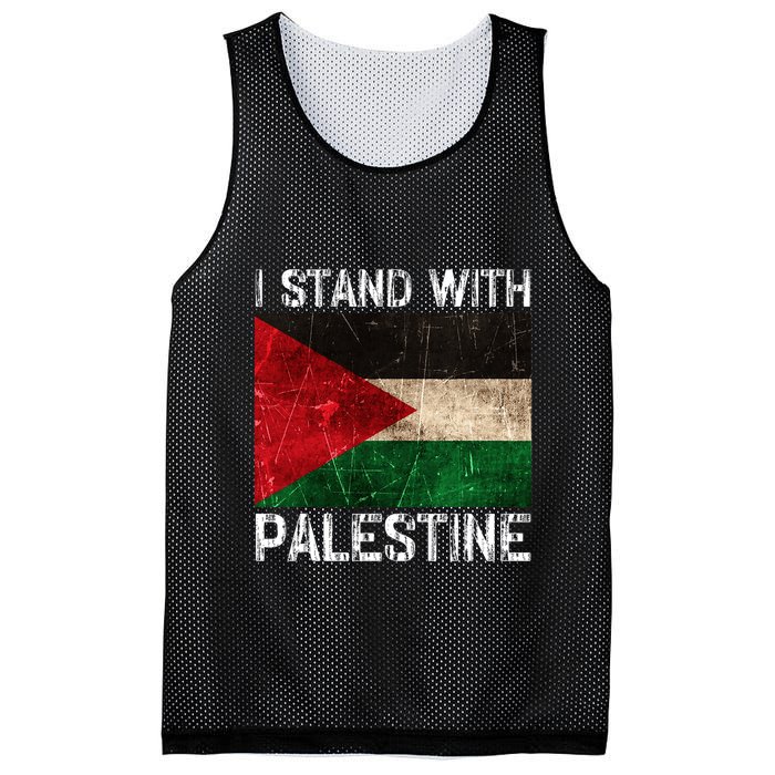 Support I Stand With Palestine Free Palestine Flag Arabic Mesh Reversible Basketball Jersey Tank