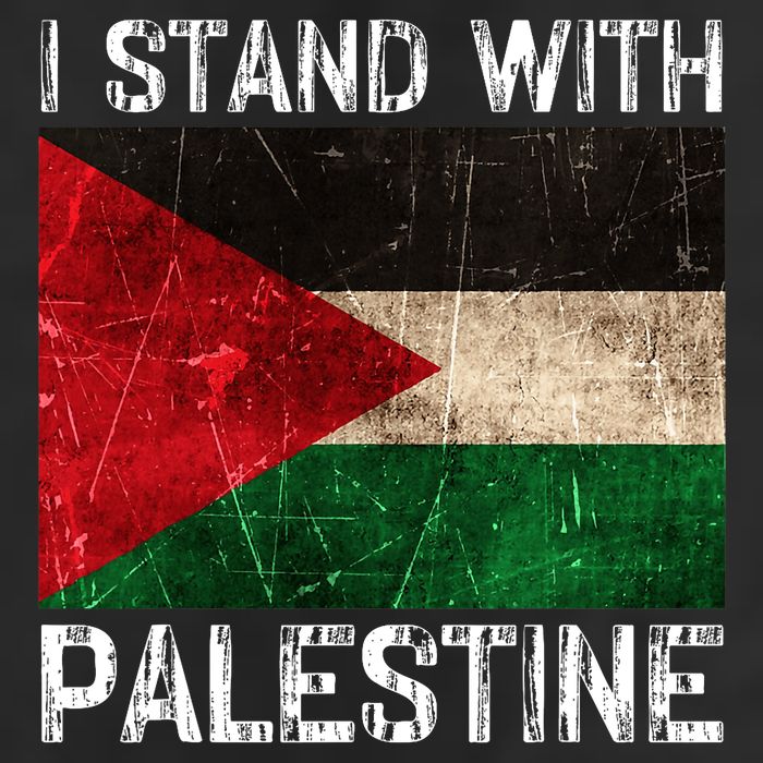 Support I Stand With Palestine Free Palestine Flag Arabic Golf Towel