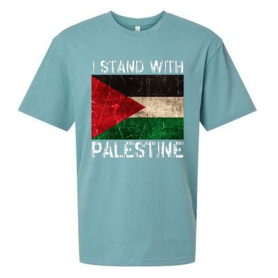 Support I Stand With Palestine Free Palestine Flag Arabic Sueded Cloud Jersey T-Shirt