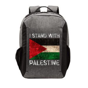 Support I Stand With Palestine Free Palestine Flag Vector Backpack