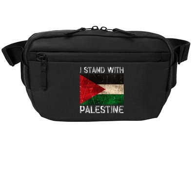 Support I Stand With Palestine Free Palestine Flag Crossbody Pack