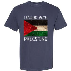 Support I Stand With Palestine Free Palestine Flag Garment-Dyed Heavyweight T-Shirt